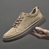 Huxley | Sneakers en Suède – Khaki