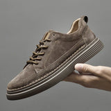 Huxley | Sneakers en Suède – Braun