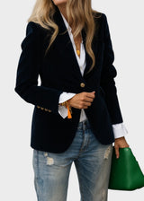 Aria - Maßgeschneiderter Blazer für einen makellosen, schicken Look – Schwarz