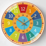 Timello - Kinderwanduhr – Farverig