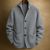 Quentin - Rippstrick-Cardigan – Grau
