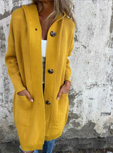 Helene | Langer Cardigan – Gelb