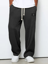 Luca - Herrenhosen mit bequemer Passform – Schwarz