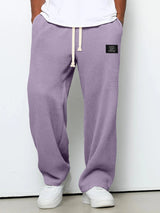 WideLux™ - Weite und Bequeme Hose mit Verstellbarem Bund – Lila