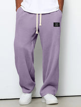 Vekor - Weit geschnittene Hose mit Soft-Touch-Finish – Lila