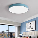 NordLuxe | Skandinavische runde LED-Deckenleuchten – Blau