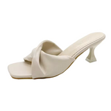 Sandalen Mit Bequemen Absätzen Für Frauen | Elegant – Weiß
