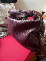 Elegante vegane Leder-Clutch – Stilvolle Abendtasche – Burgundisch