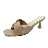 Sandalen Mit Bequemen Absätzen Für Frauen | Elegant – Grau