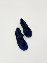 Friulane mit Riemen – Blau