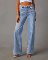 Malinor | Stilvolle, bequeme Jeans – Blau