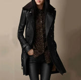 Dakota – klassische lederjacke – Schwarz