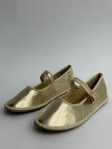 Friulane mit Riemen – Gold