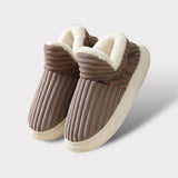 Luxus Winterhausschuhe - Elise – Braun