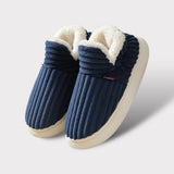 Luxus Winterhausschuhe - Elise – Blau