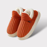 Luxus Winterhausschuhe - Elise – Orange