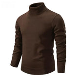 Leif - herren-rollkragenpullover – Braun