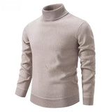 Leif - herren-rollkragenpullover – Beige