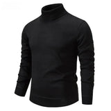 Leif - herren-rollkragenpullover – Schwarz