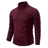 Leif - herren-rollkragenpullover – Rot