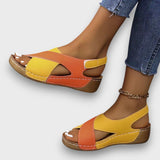 Elvina – Bequeme Sandalen für den Sommer – Gelb