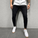 Keelan - Modische Slim Fit Röhrenjeans – Schwarz