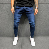 Keelan - Modische Slim Fit Röhrenjeans – Dunkelblau