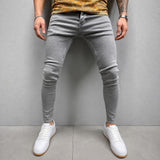 Keelan - Modische Slim Fit Röhrenjeans – Grau