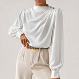 Susan - Elegante Bluse mit Lockerem Schnitt – Weiß