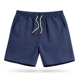 Barnett - Lässige Shorts mit elastischem Bund – Blau