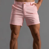 Jed - Lässige Badeshorts – Rosa