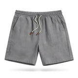 Barnett - Lässige Shorts mit elastischem Bund – Grau