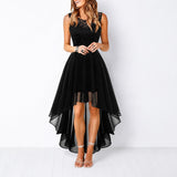 Airish - Faszinierendes asymmetrisches Kleid – Schwarz