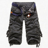 Wade - Klassische Cargoshorts – Schwarz