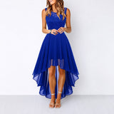 Airish - Faszinierendes asymmetrisches Kleid – Blau