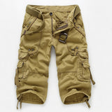 Wade - Klassische Cargoshorts – Gelb