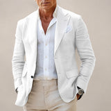 Angelo - Formeller Leichter Blazer – Weiß