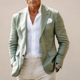 Angelo - Formeller Leichter Blazer – Grün