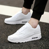 Anton - Stilvolle gepolsterte Sneakers – Weiß