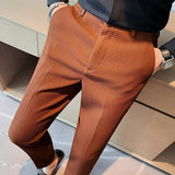 Edmund - Stilvolle Gekürzte Hose – Braun