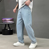 Garza - Lässige Gerade Jeans – Hellblau