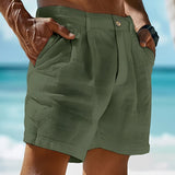 Moran - Lässige Bequeme Shorts – Grün