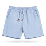 Barnett - Lässige Shorts mit elastischem Bund – Hellblau