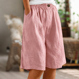 Eileen - Lässige Weite Shorts – Rosa