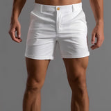 Jed - Lässige Badeshorts – Weiß
