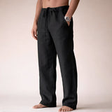 Crawford - Bequeme Atmungsaktive Hose – Schwarz