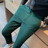 Edmund - Stilvolle Gekürzte Hose – Grün