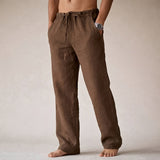 Crawford - Bequeme Atmungsaktive Hose – Braun