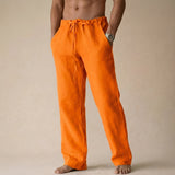 Crawford - Bequeme Atmungsaktive Hose – Orange