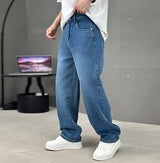 Garza - Lässige Gerade Jeans – Blau